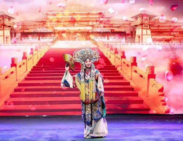 Peking Opera, Tianleyuan Grand Theater, Beijing, China, traditional Chinese culture, opera performance, stage photo.