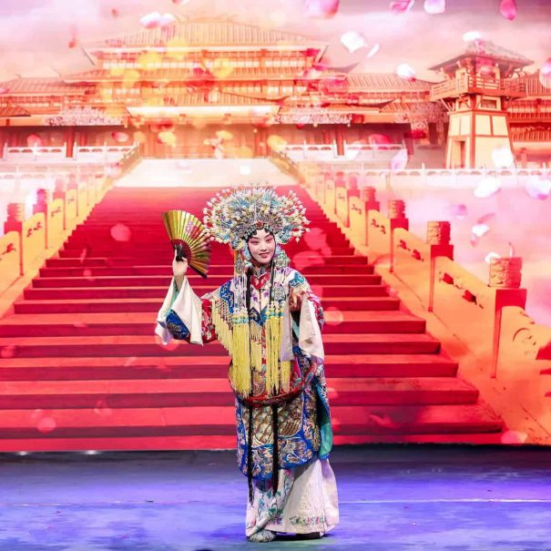 Peking Opera, Tianleyuan Grand Theater, Beijing, China, traditional Chinese culture, opera performance, stage photo.