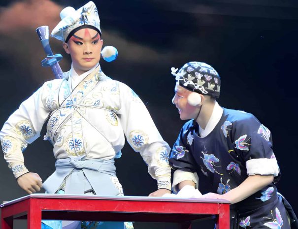 Peking Opera, Tianleyuan Grand Theater, Beijing, China, traditional Chinese culture, opera show, stage photo.