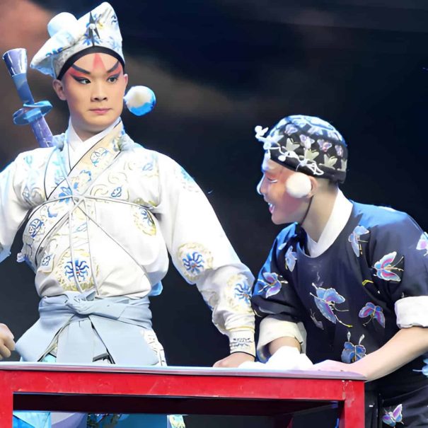 Peking Opera, Tianleyuan Grand Theater, Beijing, China, traditional Chinese culture, opera show, stage photo.