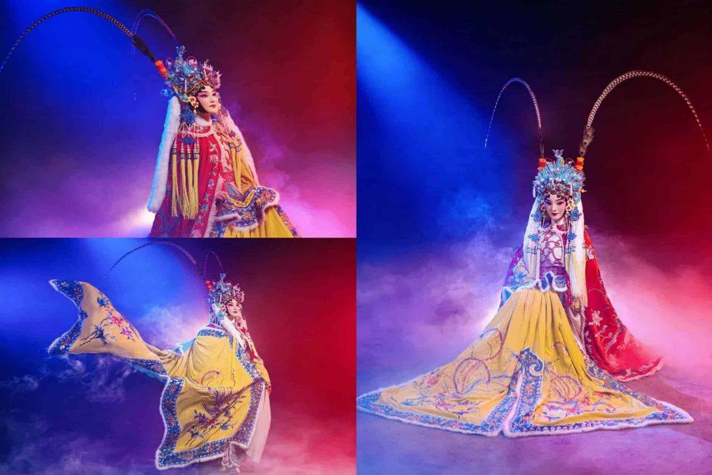 Peking Opera, Tianleyuan Grand Theater, Beijing, China, traditional Chinese culture, opera show, stage photo.