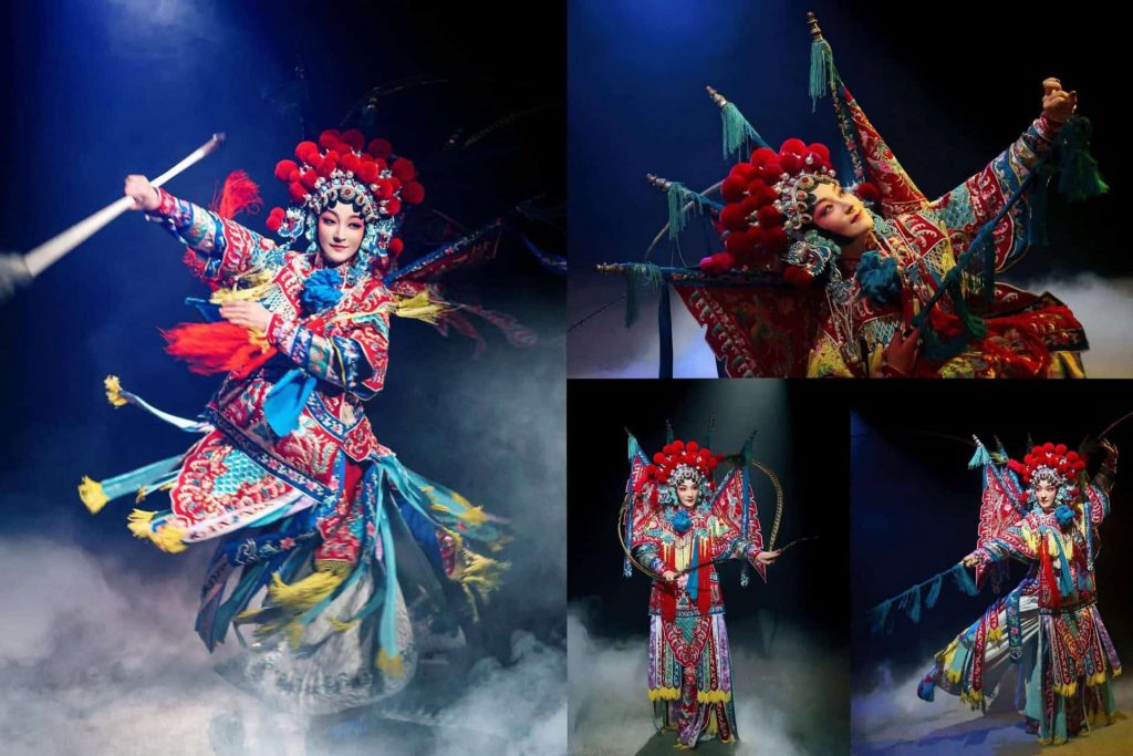 Peking Opera, Tianleyuan Grand Theater, Beijing, China, traditional Chinese culture, opera show, stage photo.