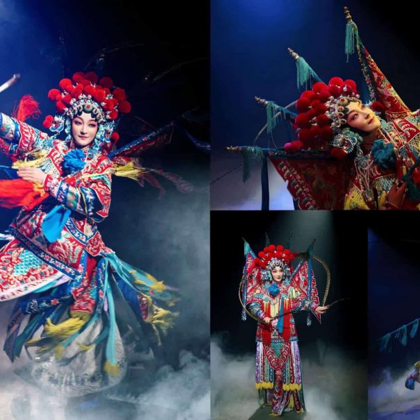 Peking Opera, Tianleyuan Grand Theater, Beijing, China, traditional Chinese culture, opera show, stage photo.