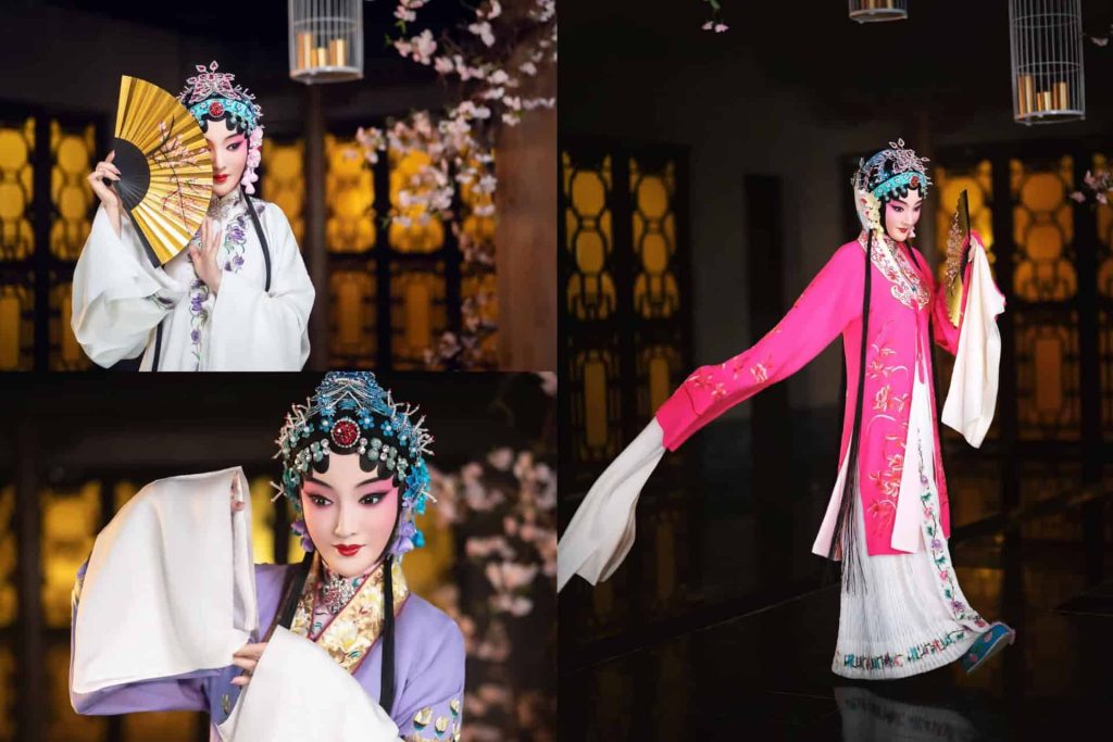 Peking Opera, Tianleyuan Grand Theater, Beijing, China, traditional Chinese culture, opera show, stage photo.