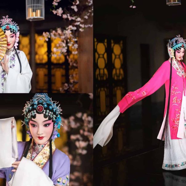 Peking Opera, Tianleyuan Grand Theater, Beijing, China, traditional Chinese culture, opera show, stage photo.